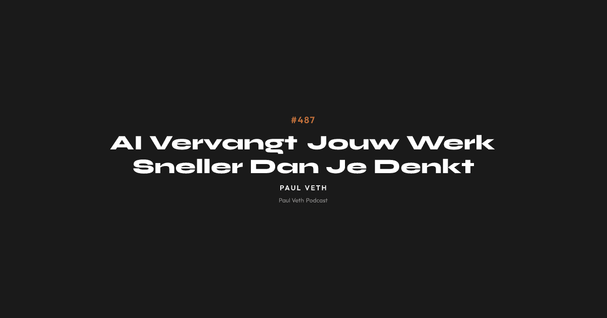 AI Vervangt Jouw Werk Sneller Dan Je Denkt