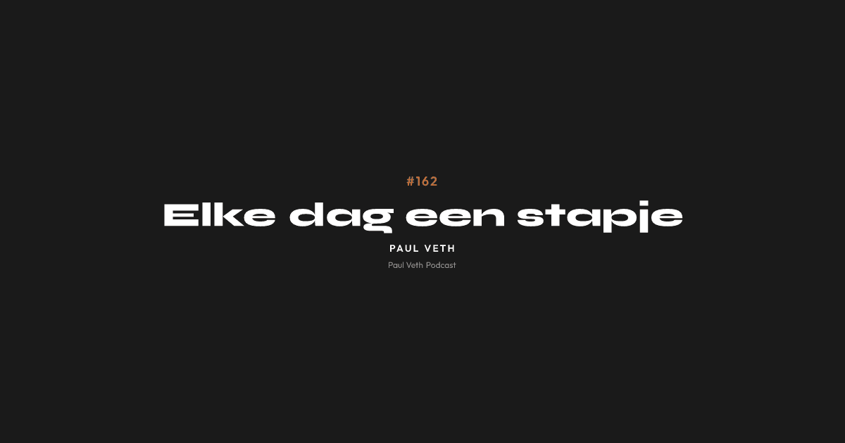 Elke dag een stapje