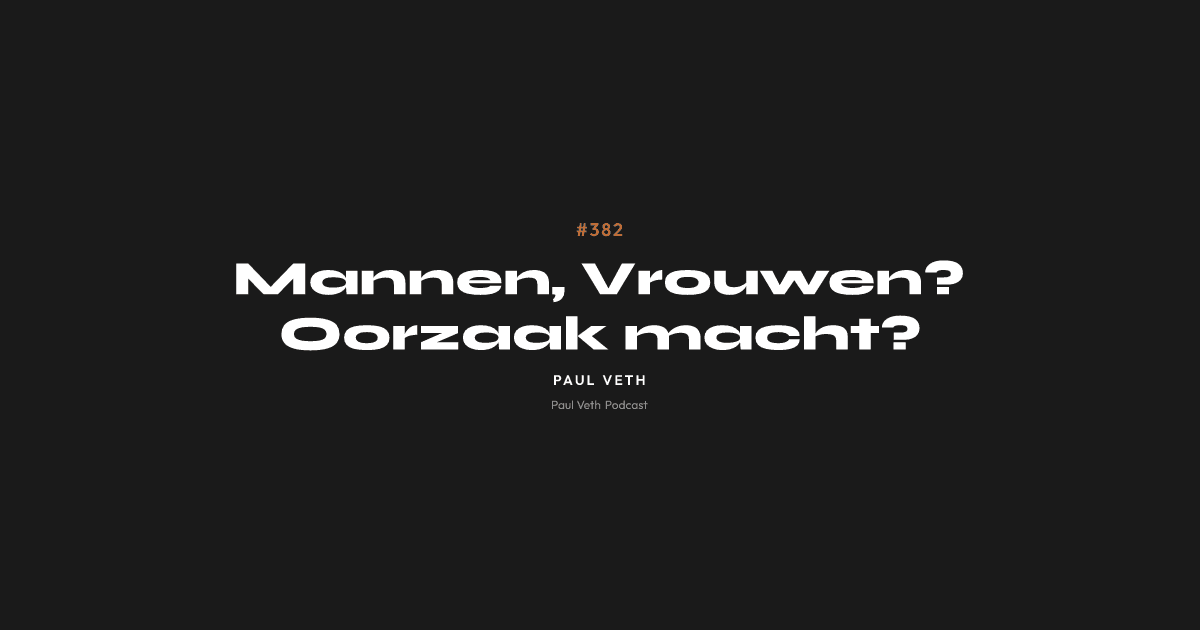 Mannen, Vrouwen? Oorzaak macht?