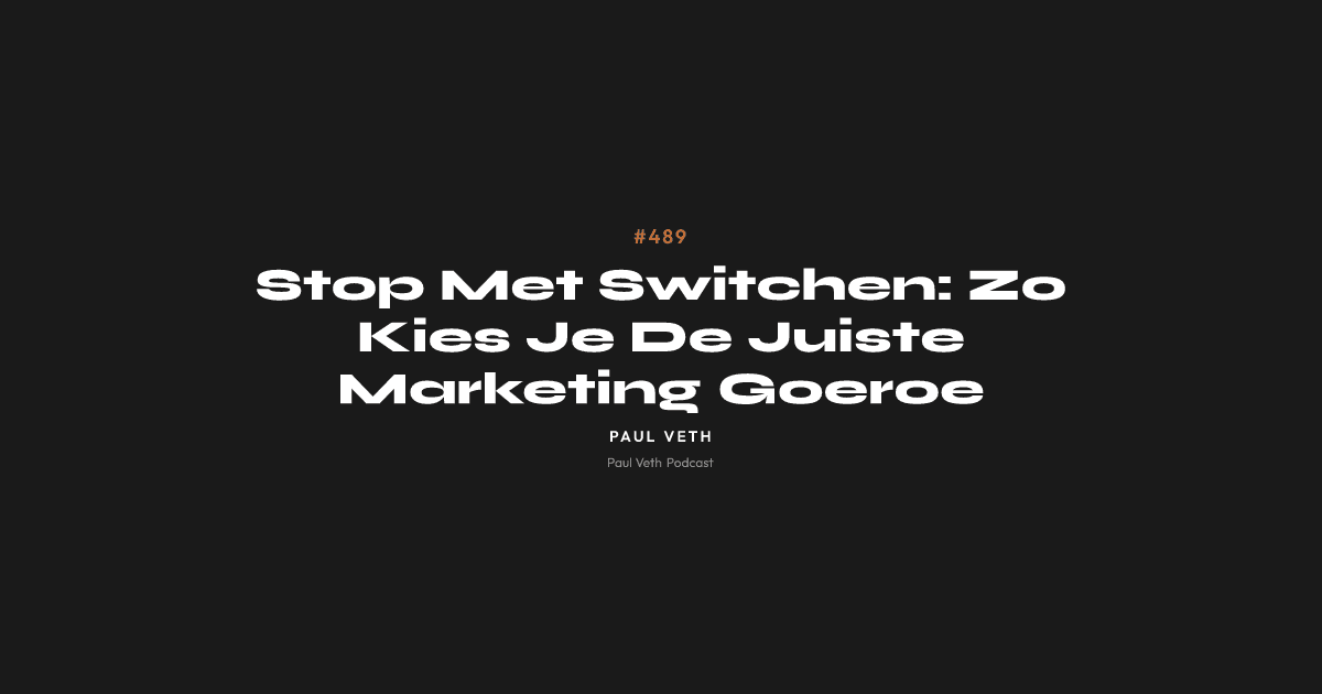 De Grootste Marketing Goeroe? Dat Ben Jijzelf