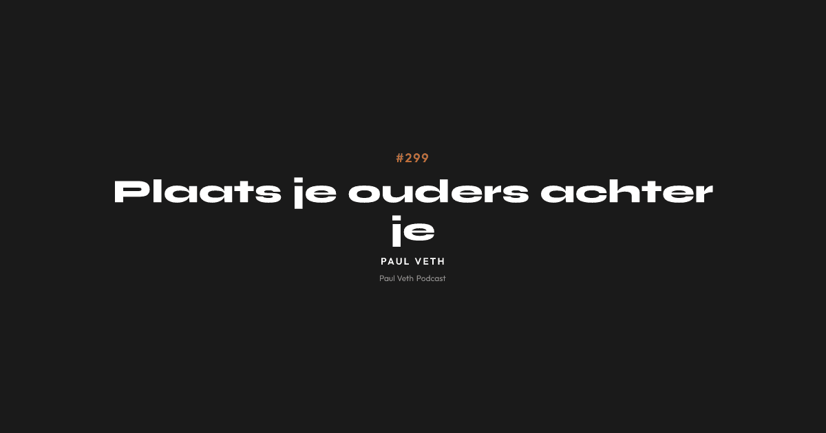 Plaats je ouders achter je