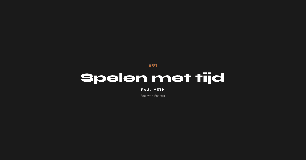 Spelen met tijd