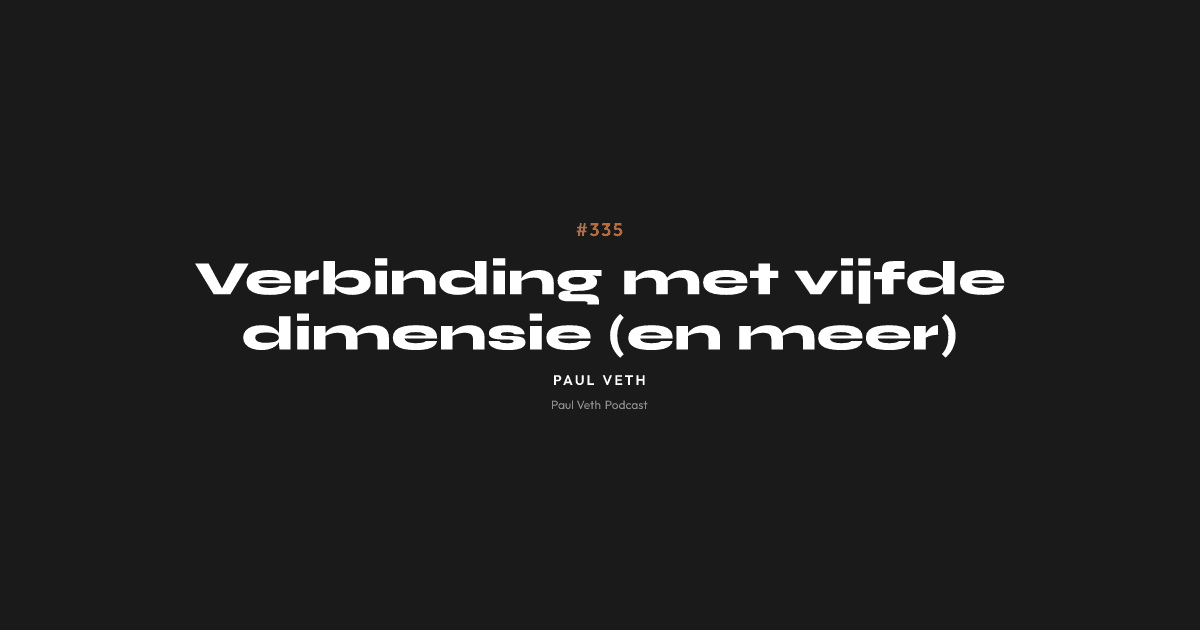 Verbinding met vijfde dimensie (en meer)
