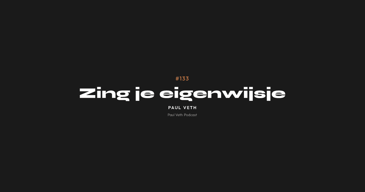 Zing je eigenwijsje