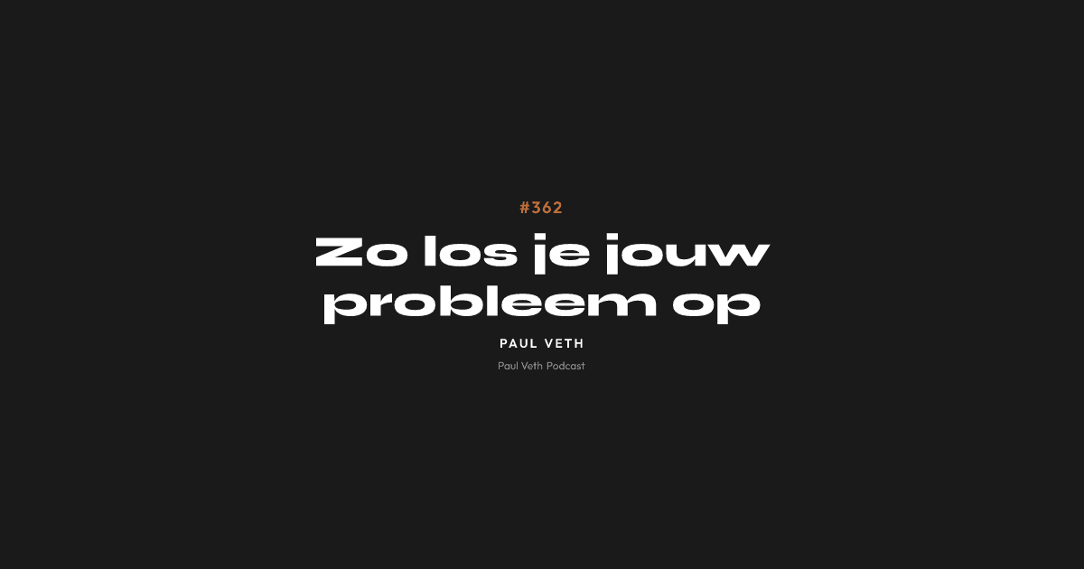 Zo los je jouw probleem op